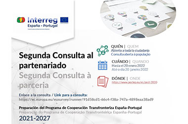 2ª Consulta à versão inicial do Programa Interreg Espanha – Portugal (POCTEP) 2021-2027