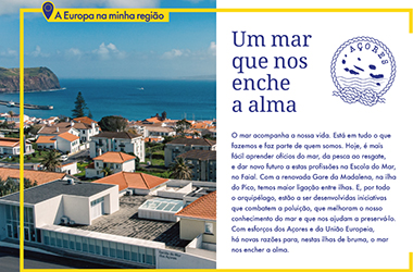 ‘A Europa na minha Região’ celebra o Mar nos Açores